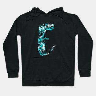 Paint Splash Letter E Hoodie